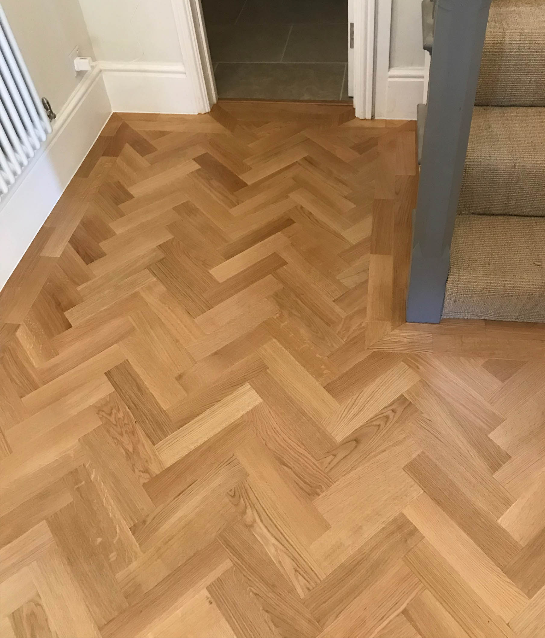 Chevron Flooring in Cannock